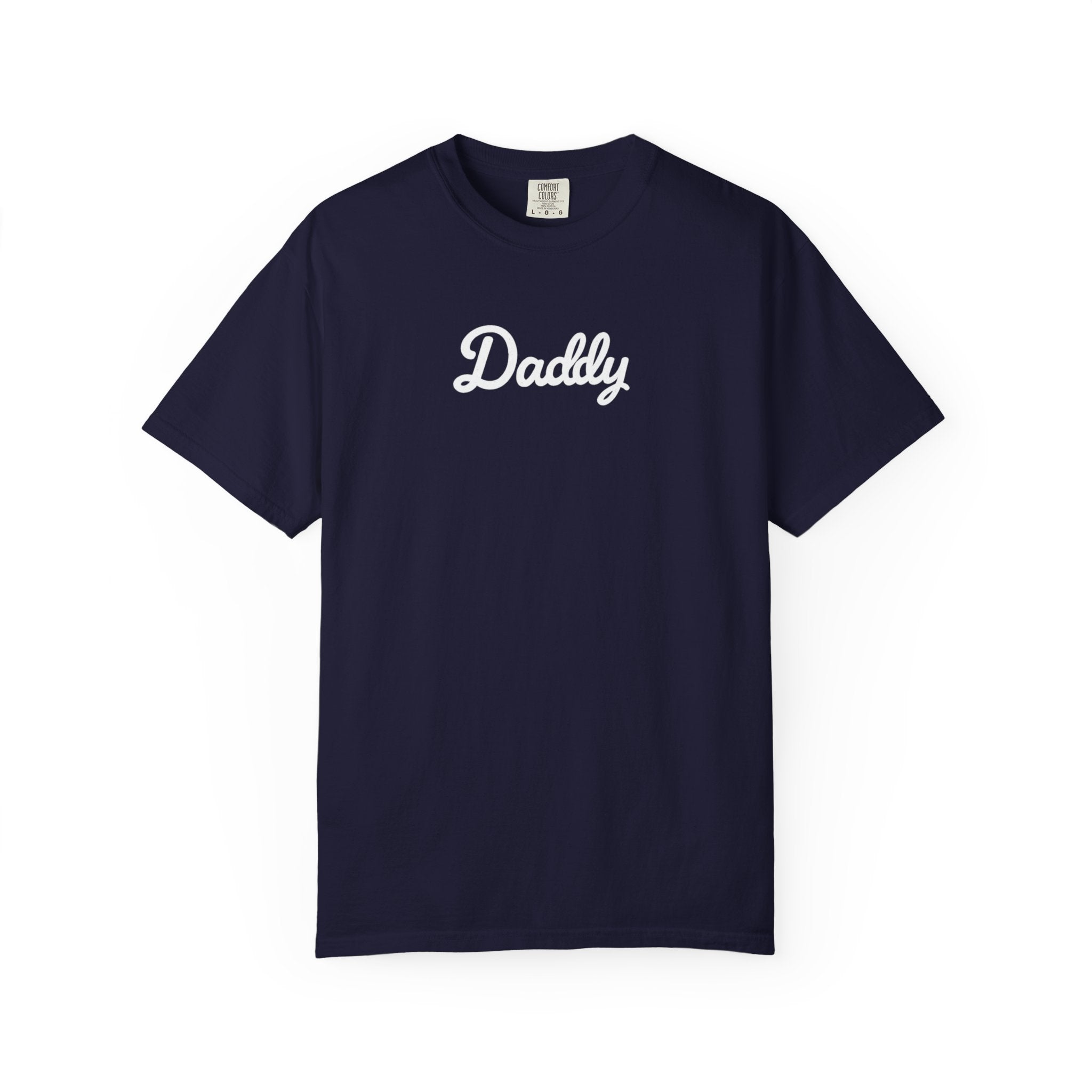 Daddy Script T-Shirt — Retro Script Fathers Day Tee