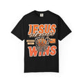 Jesus Always Wins T-Shirt — Christian Basketball Graphic Tee (1 Corinthians 15:57)
