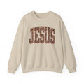 JESUS Leopard Print Sweatshirt