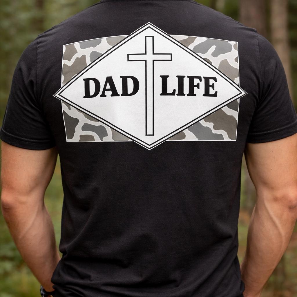 Dad Life Camo Tee