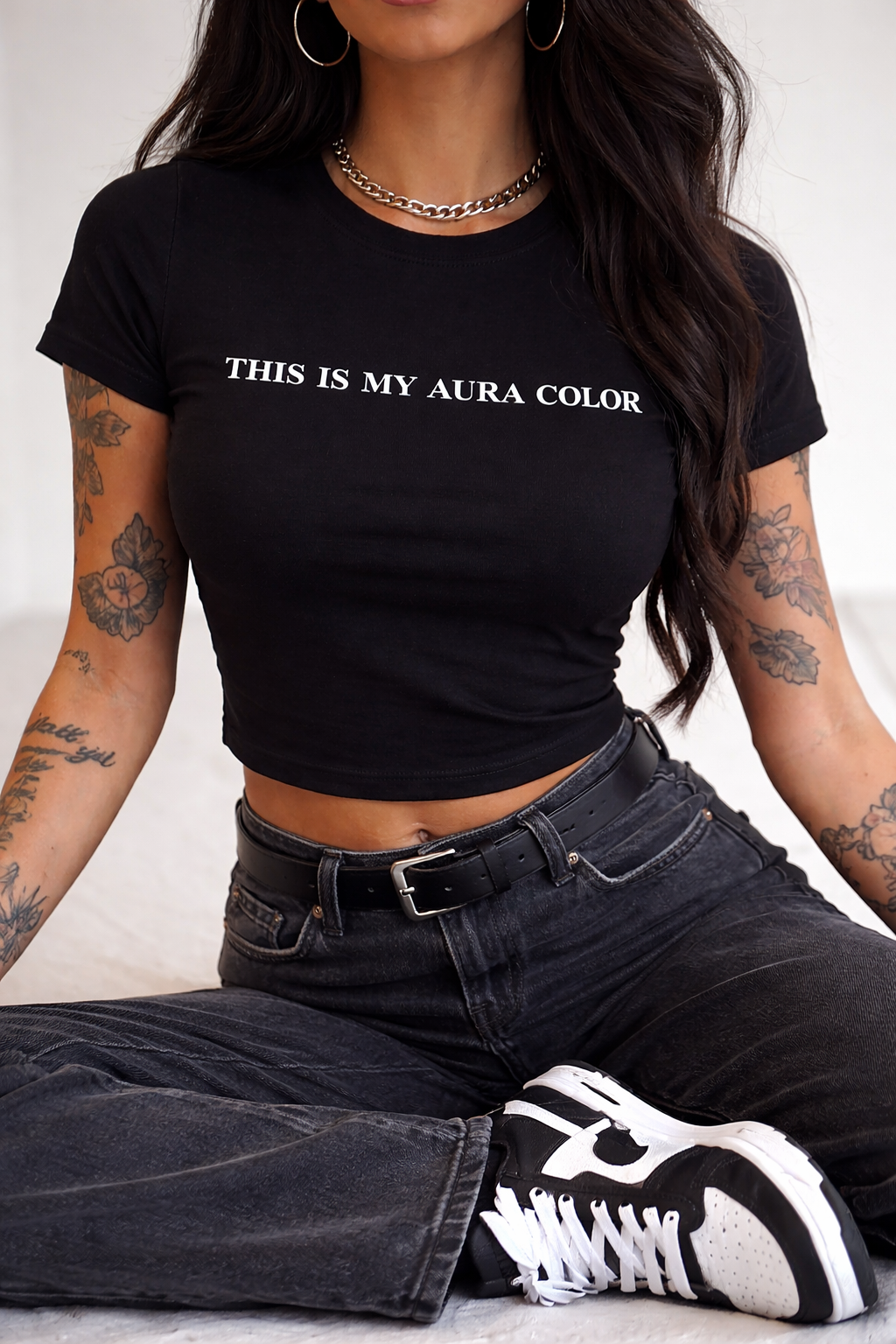 THIS IS MY AURA COLOR Baby Tee
