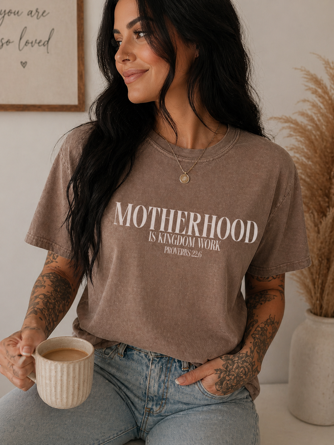 Motherhood is Kingdom Work Tee