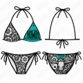 NXTLVL “Howdy Western” Tie-Side Bikini Set