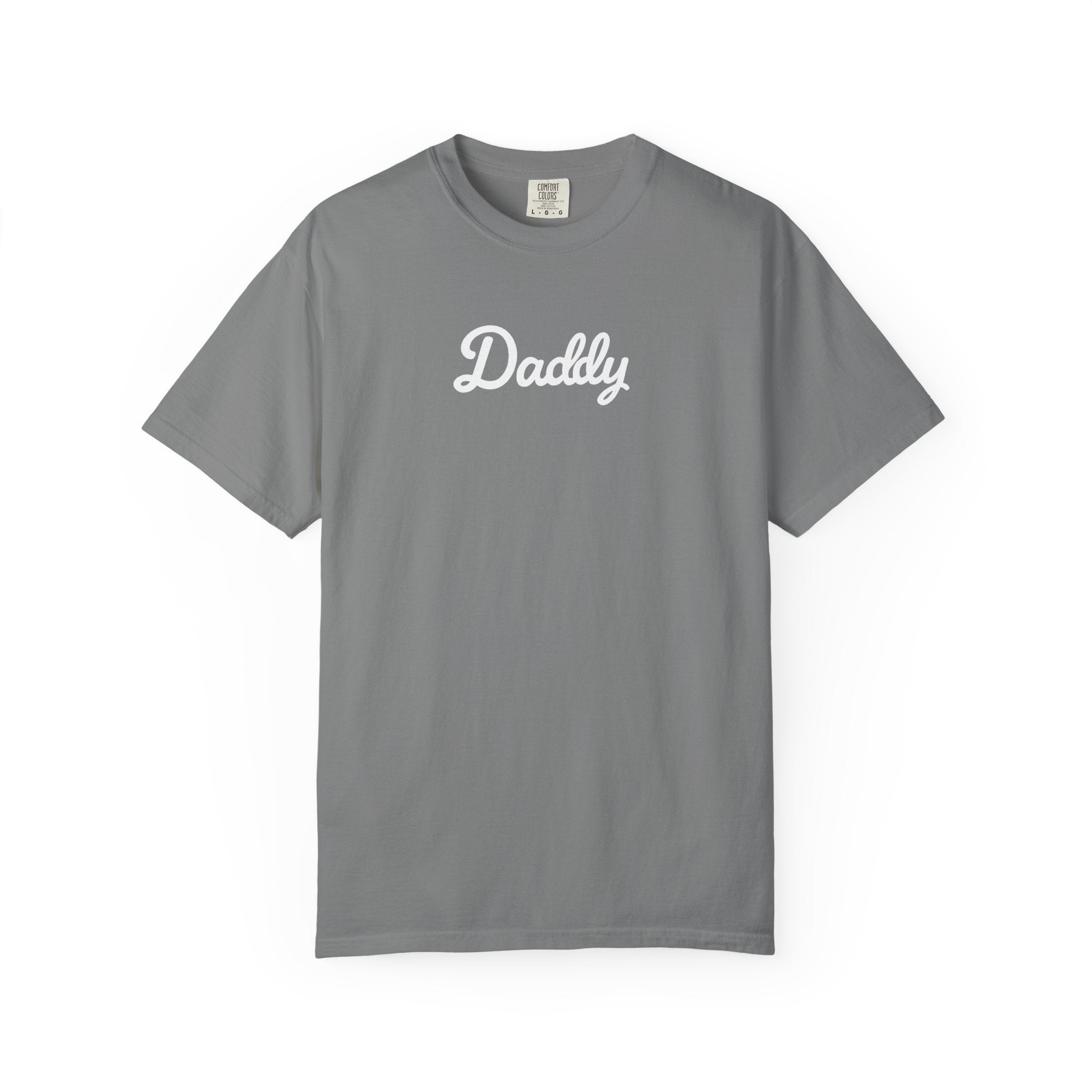 Daddy Script T-Shirt — Retro Script Fathers Day Tee