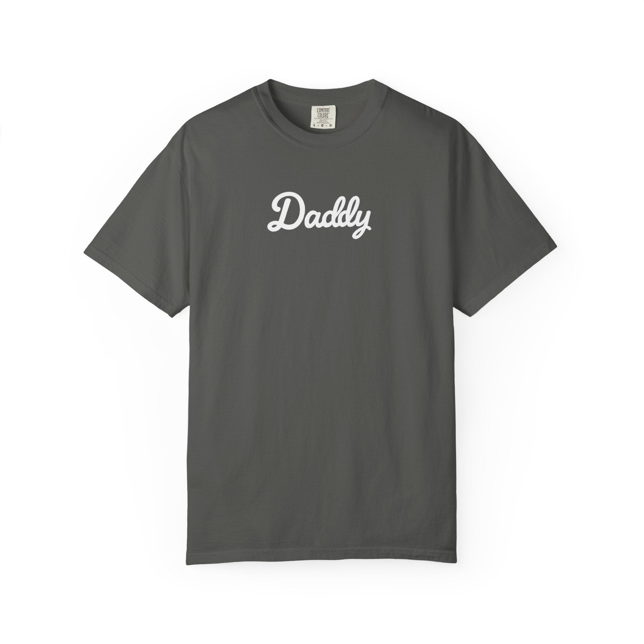Daddy Script T-Shirt — Retro Script Fathers Day Tee