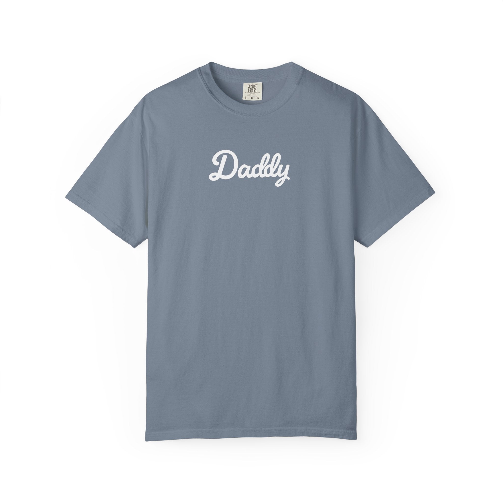 Daddy Script T-Shirt — Retro Script Fathers Day Tee